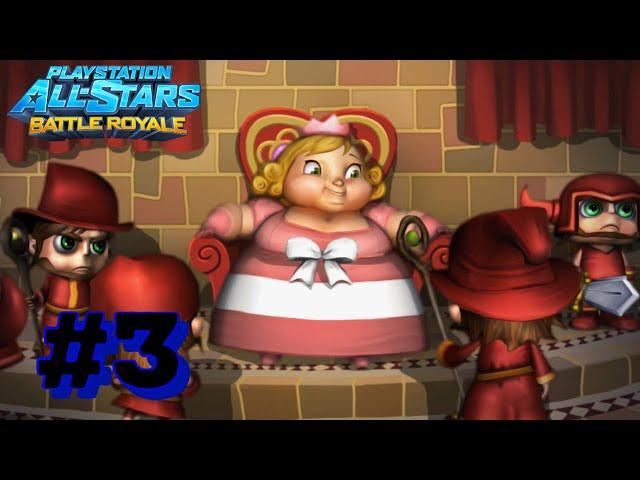 PlayStation All Stars Battle Royale | Fat Princess Arcade Mode