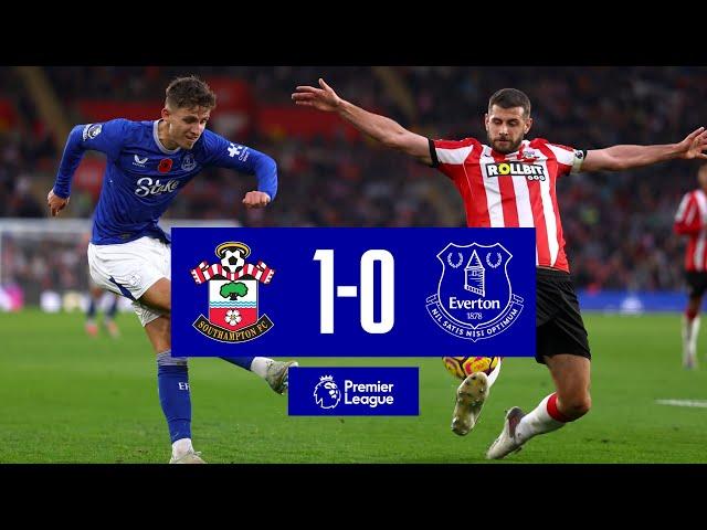 SOUTHAMPTON 1-0 EVERTON | Premier League highlights