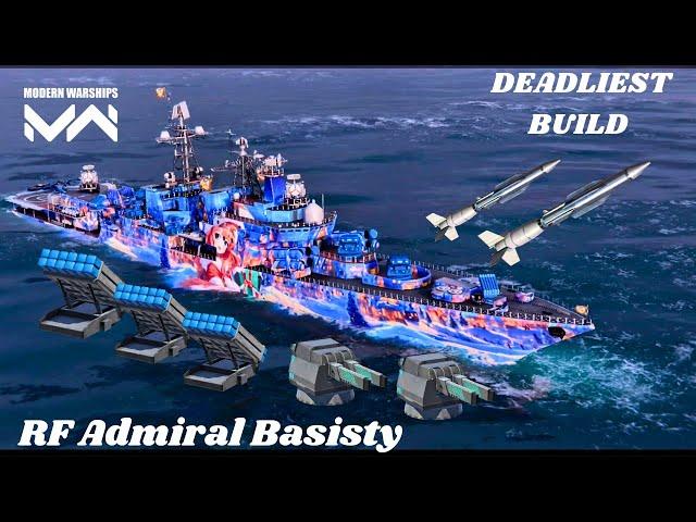 RF Admiral Basisty - With 3x TRG-230 & Den sho gun Most deadliest build  #modernwarships