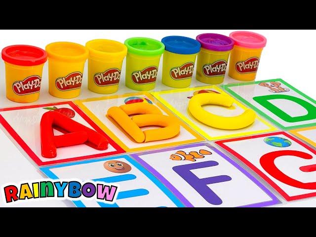 Kids, Let's Make Letters from A to Z with Play Doh