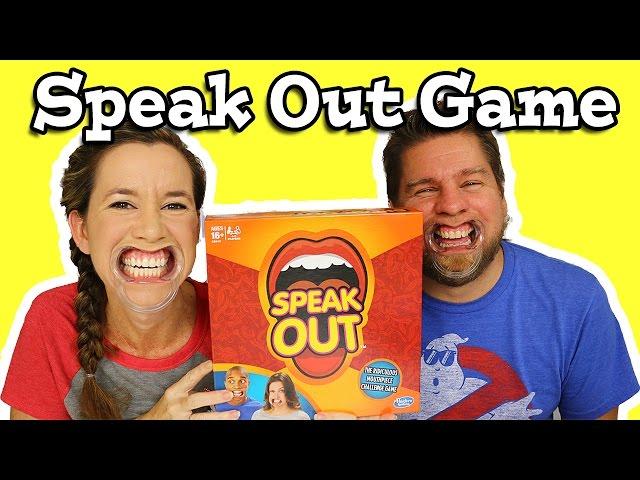 Speak Out Game Play And Review - Mouthguard, Mouthpiece Challenge