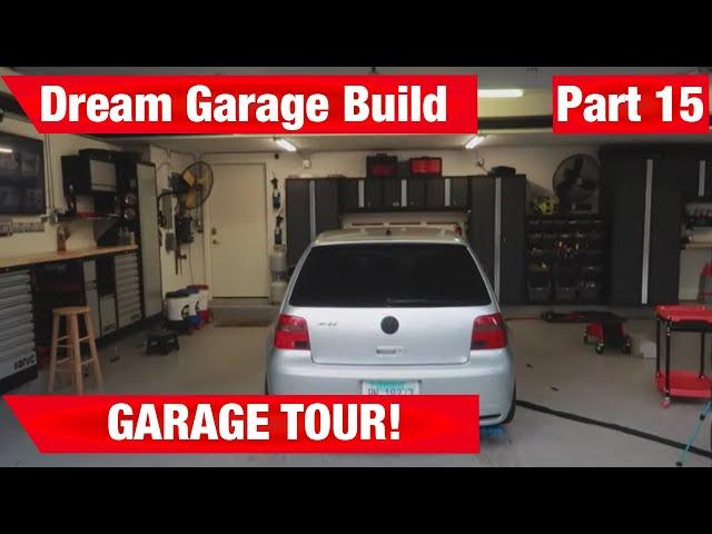 GARAGE MAKEOVER IS COMPLETE! CHECK IT OUT! SHOP TOUR! SONIC TOOLS! MY $40,000 DREAM GARAGE Pt. 15