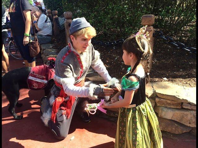 Tommy as Kristoff in Magic Kingdom at Mickey's Not So Scary Halloween Party