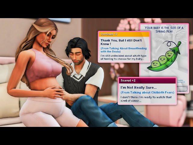 THE MOST REALISTIC PREGNANCY MOD! Doula, Track Pregnancy, Birth Videos, Parent Forums | The Sims 4