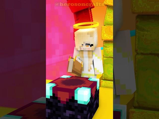 Judgement Heaven or Hell? ( Past Lives ) #fypシ゚ #minecraft #minecraftanimation #sad