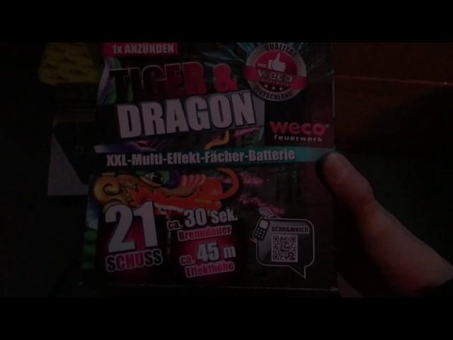 Weco - Tiger&Dragon Feuerwerksbatterie / Silvester 2015/2016 [Full-HD]