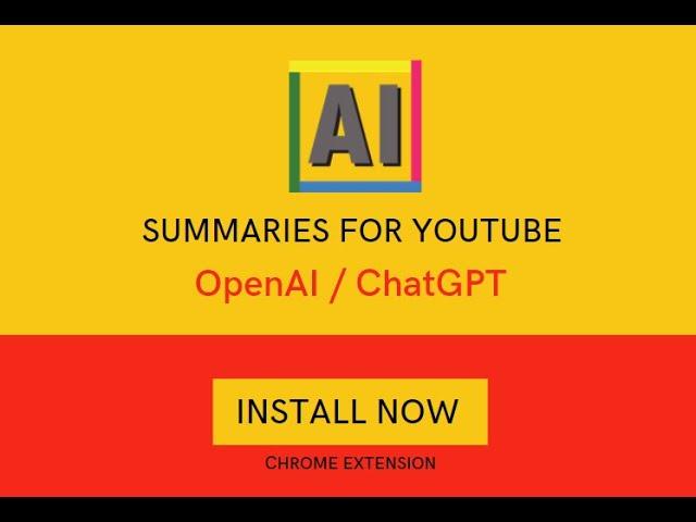 Youtube Transcript AI Summary - Summarize Video Transcripts with OpenAI and ChatGPT