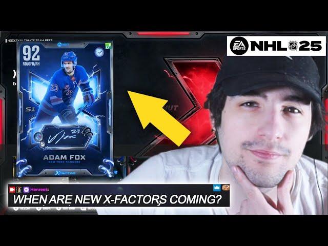 WHEN ARE X-FACTORS COMING! I NHL 25 HUT