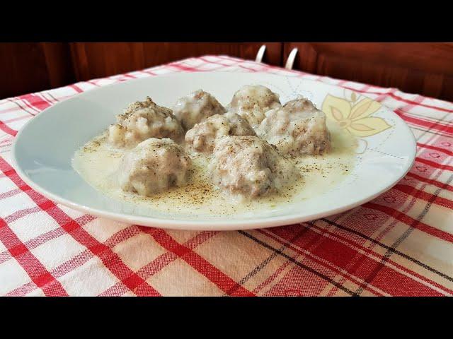 Meatball soup (giouvarlakia) recipe!!