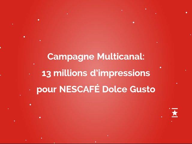 Case Study Webrepublic - 13 millions  d’impressions pour NESCAFÉ Dolce Gusto