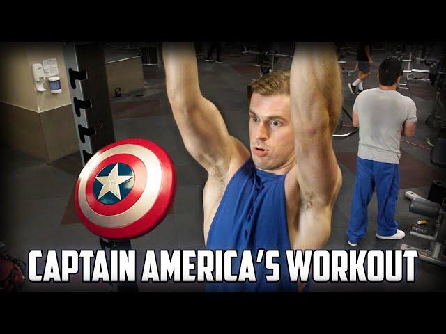 CAPTAIN AMERICA'S WORKOUT PLAN!!! Full workout w/ Chris Evans quotes  - NO EXCUSES, NO LIMITS!!!