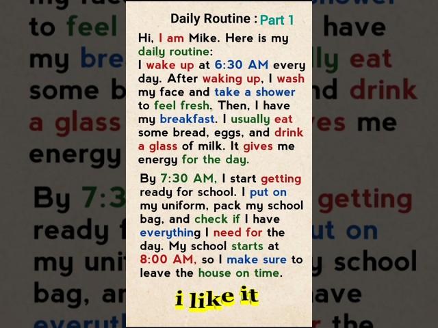 Daily Routine
