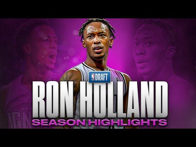 Ron Holland Season Highlights | Offense & Defense | 2024 NBA Draft