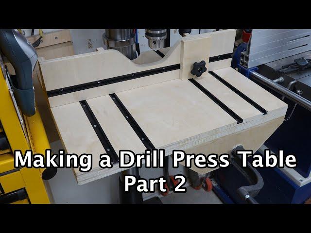 Making a Drill Press Table Part 2