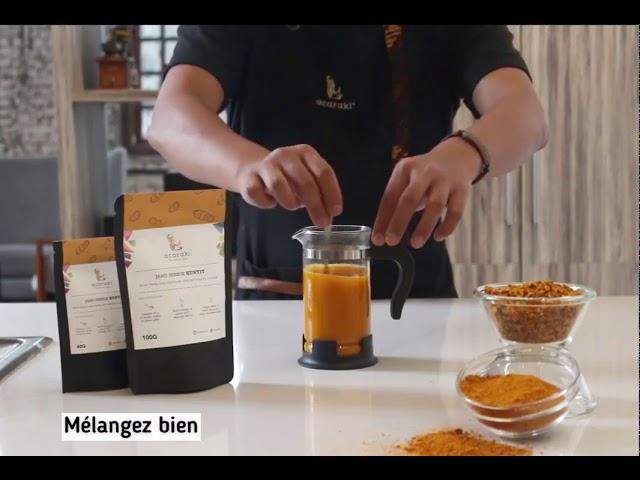 How to Brew Turmeric Pouch  for Paris Event