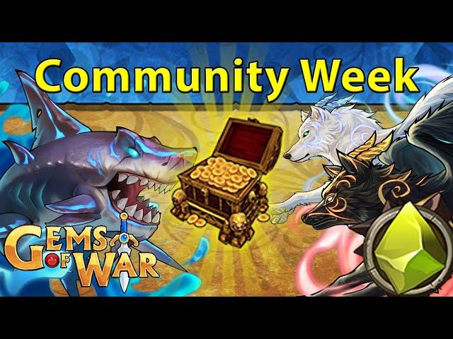 Gems of War: Event Objectives | Community Week! Mana Surge Gnomes in Vault Keys