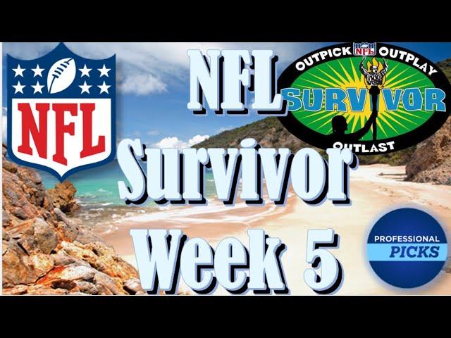 Survivor Week 5 Picks | Predictions on Who to Pick and Who to Avoid