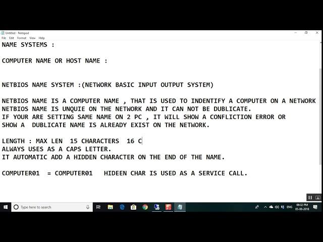 Netbios Name system VS Domain Name system