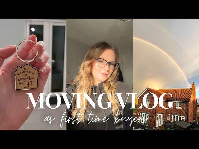 moving vlog | getting the keys, move with us as FIRST TIME BUYERS + empty house tour