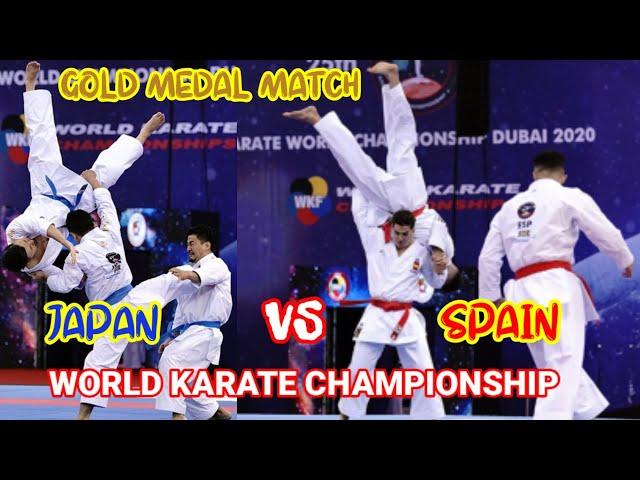 spain vs japan | gold medal match | world karate championship dubai 2021