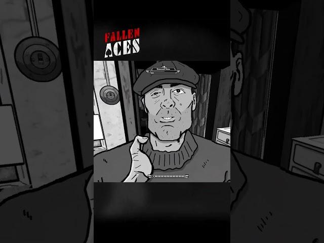 goons in the kitchen | Fallen Aces | noir filter | #indiegame #animation #gameplay