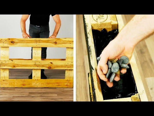 7 idee di artigianato con il legno | Mobili in pallet | Euro-pallet | Giardino verticale