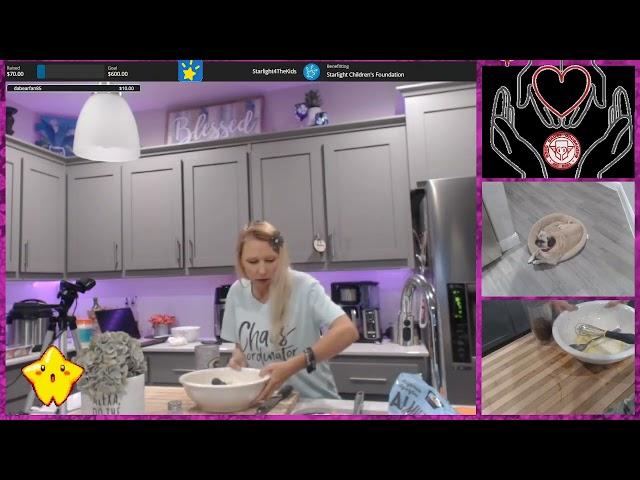 Streaming for Starlight Children's Foundation!! #CookingFromTheHeart COME GET HUNGRY! 8