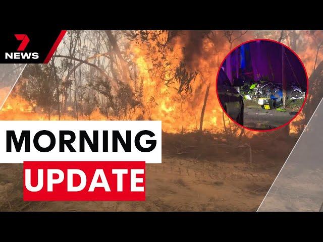 Victoria’s bushfire emergency, fireworks tragedy and motorcycle crash | 7NEWS