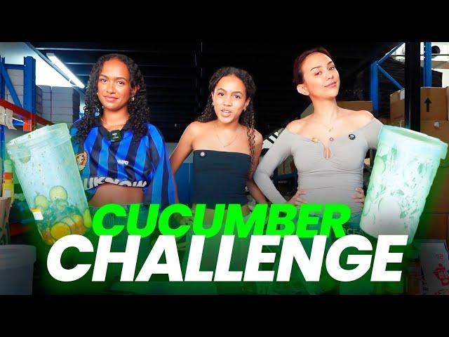 MAKING THE TIKTOK CUCUMBERS ft. Kat Clark & Latisha Clark