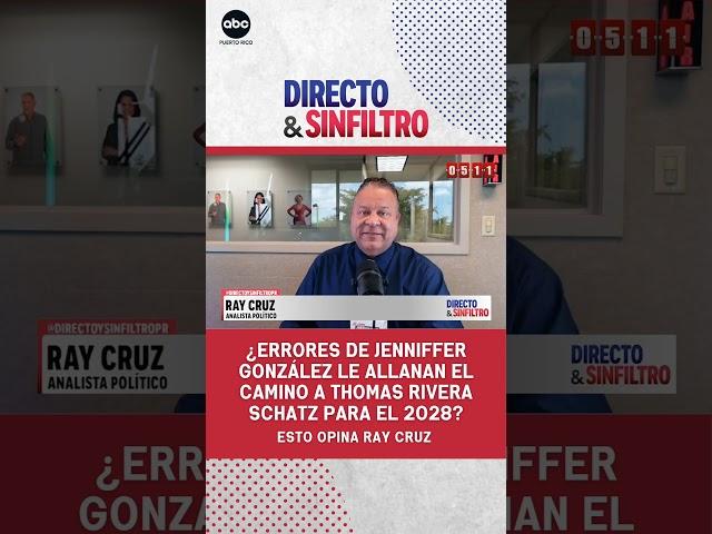 #DirectoySinFiltro  ¿Errores de Jenniffer le allanan el camino a Thomas Rivera Schatz para el 2028?