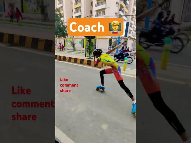 Student Vs Coach   #shortsvideo #speedskating #skating #youtubeshorts #skate #varanasi