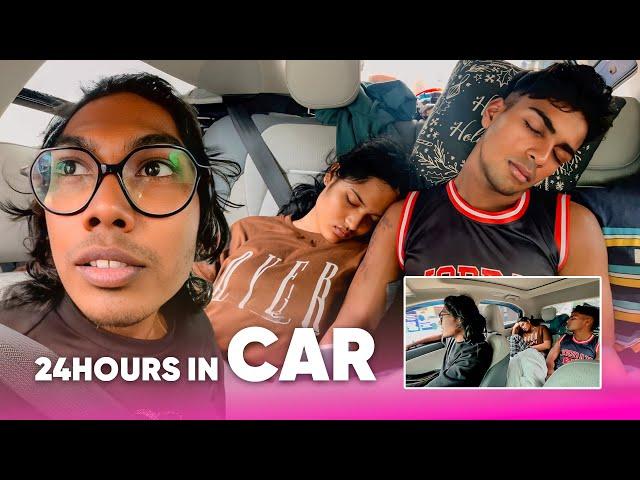 24 Hours in Car  Non stop Driving  Chattambees