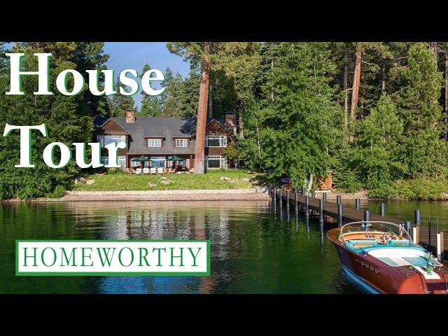 HOUSE TOUR | Inside A $29 Million Waterfront Estate in Lake Tahoe