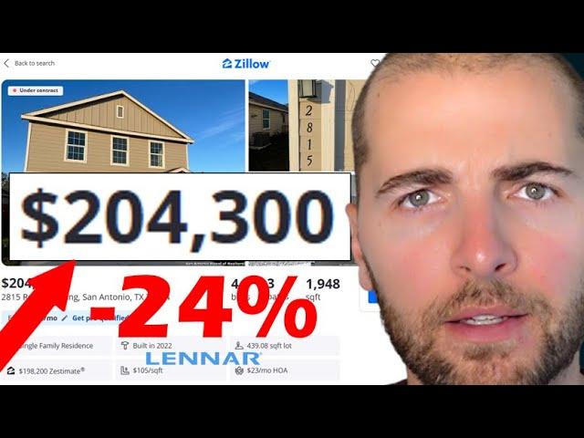 Lennar doing huge price cuts on houses. Values already crashed by 24% in Texas.