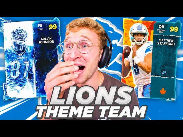 The Detroit Lions Theme Team!