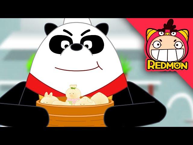 Dim Sum | Chef PANDA | Making food | for children | funny video | REDMON