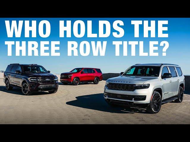 Jeep Wagoneer vs. Chevy Tahoe vs. Ford Expedition | Full-Size SUV Comparison Test