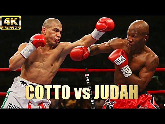 Miguel Cotto vs Zab Judah | KNOCKOUT Highlights Legendary Boxing Fight | 4K Ultra HD