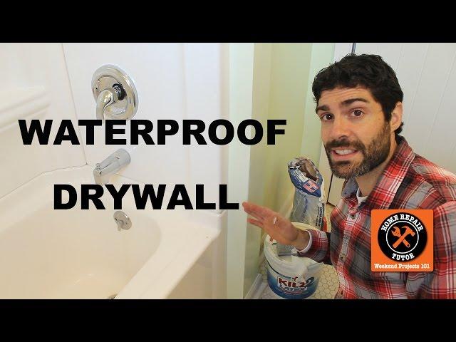 How to Waterproof Bathtub Drywall -- by Home Repair Tutor