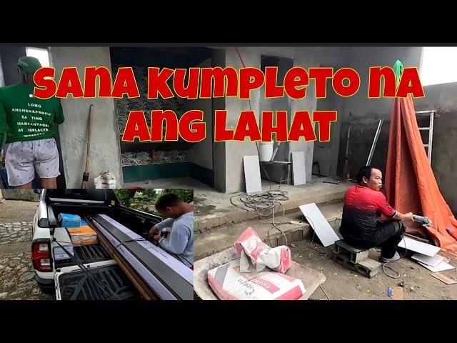 May trabaho sila ngayong araw | Nakabili na rin kami ng iba pang mga materyales