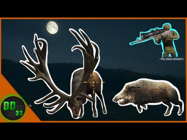 The Most Realistic Hunt Using Premium Night Vision Optics! Call Of The Wild