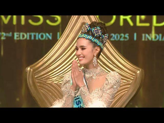 Miss World 2025 Crowning Moment (72st Miss World)