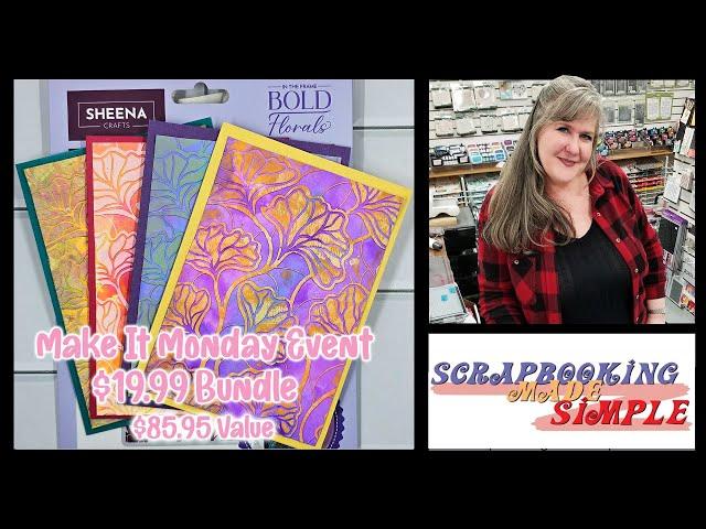 Make It Monday Event with Crafter's Companion and Sheena!  This week's bundle is $19.99 not $86.94