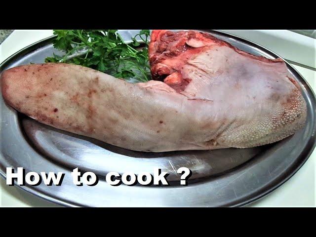 How to cook beef tongue, how to peel beef tongue