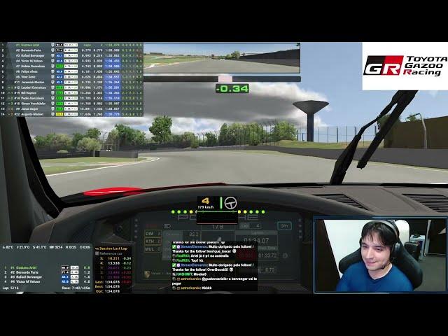 Gustavo Ariel - A corrida que me colocou em primeiro lugar no ranking MUNDIAL do iRacing!