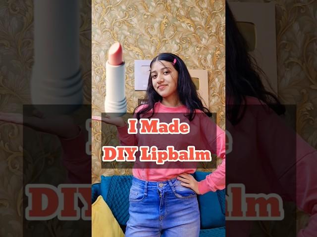 I MADE DIY LIPBALM AT HOME!  #shorts #youtubeshorts