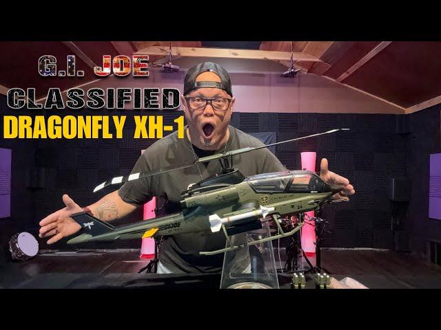 G.I.JOE CLASSIFIED SERIES HASLAB DRAGONFLY (XH-1) UNBOXING