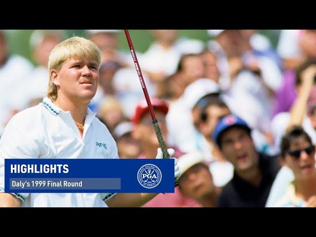 John Daly's Winning Final Round | 1991 | PGA Championship