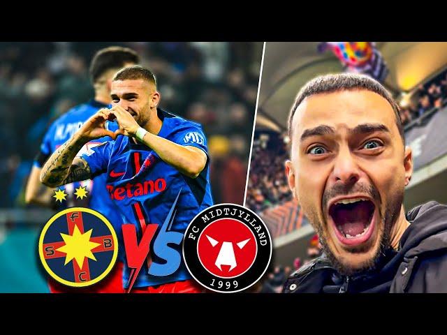 MOMENTE MAGICE ALATURI DE STEAUA IN EUROPA LEAGUE vs MIDTJYLLAND