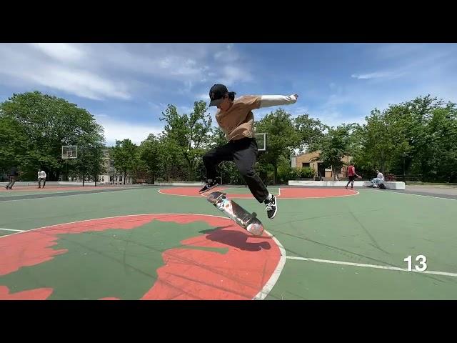 100 Kickflips in the CONS AS-1 with Alexis Sablone